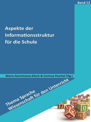 cover image of Aspekte der Informationsstruktur für die Schule